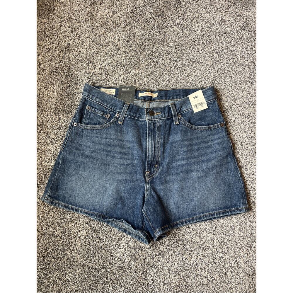Levi's  80's Mom Jean Shorts High Rise Relaxed Fit Size 29 NWT
